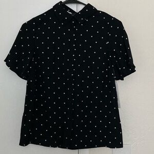 JustFab Polka-Dot Top